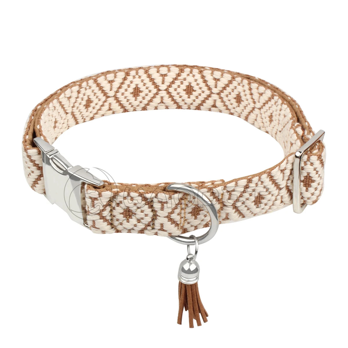 Collier Bohème Chic™ – Collier pour chien réglable, style ethnique luxueux et coloré | Accessoire premium pour petits, moyens et grands chiens