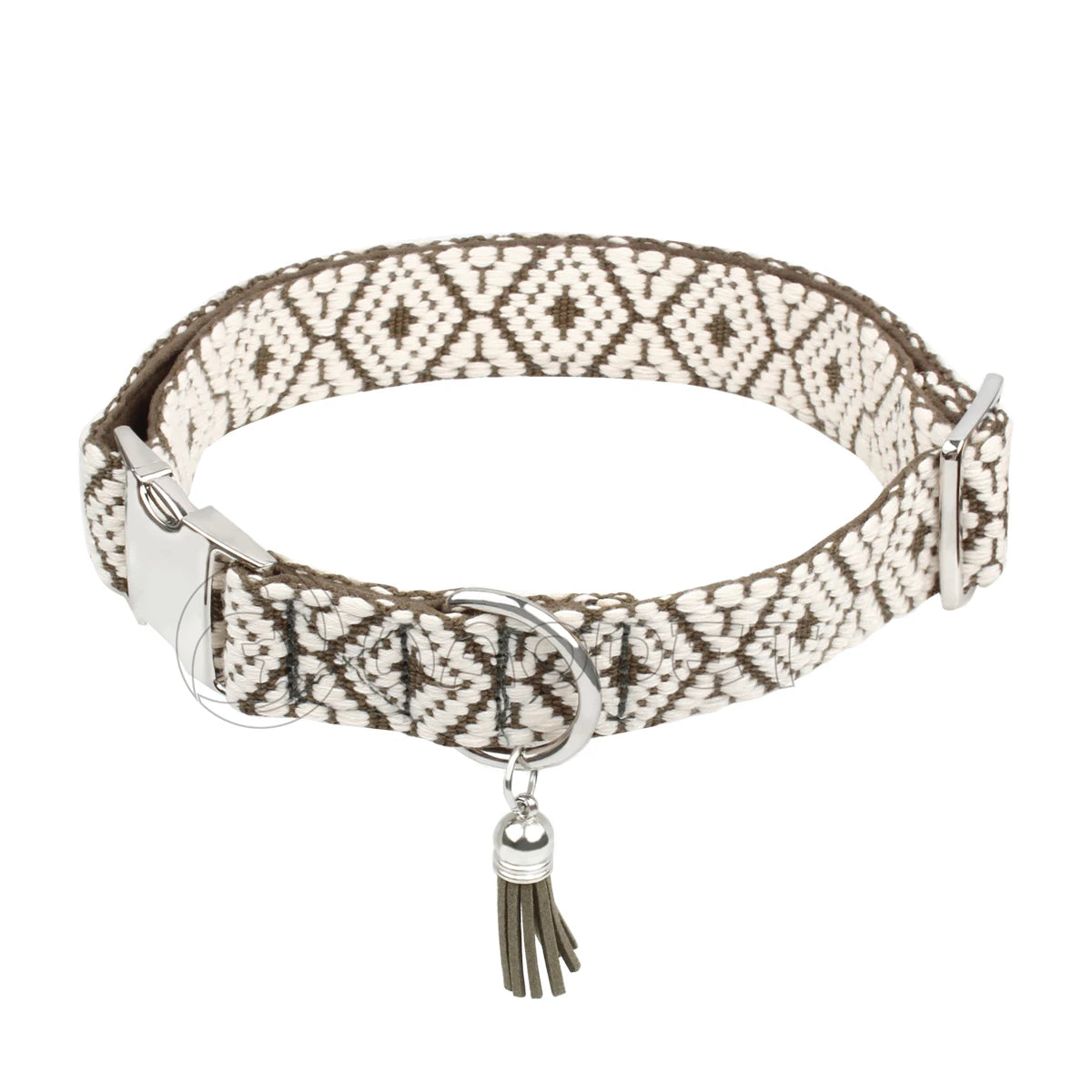 Collier Bohème Chic™ – Collier pour chien réglable, style ethnique luxueux et coloré | Accessoire premium pour petits, moyens et grands chiens