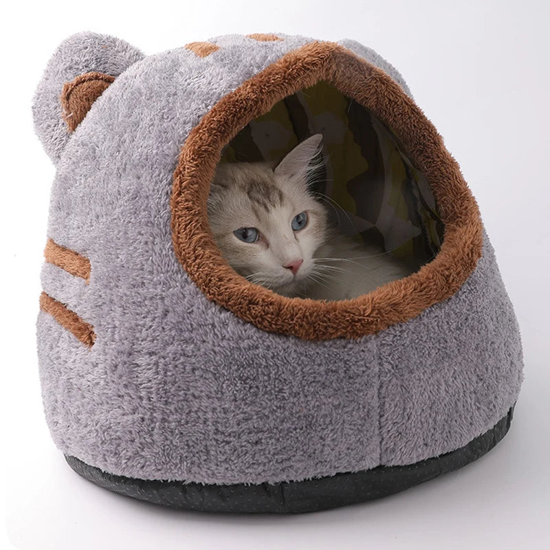 Nid Douillet | Maison pour Chat en Peluche Ultra Confort – Effet Cocooning