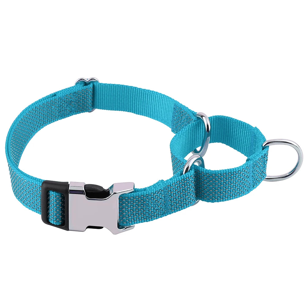 Collier Réfléchissant pour Chien – Nylon Renforcé, Réglable, Sécurisant pour Balades Nocturnes