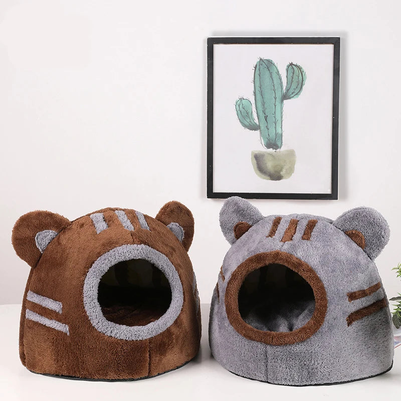 Nid Douillet | Maison pour Chat en Peluche Ultra Confort – Effet Cocooning