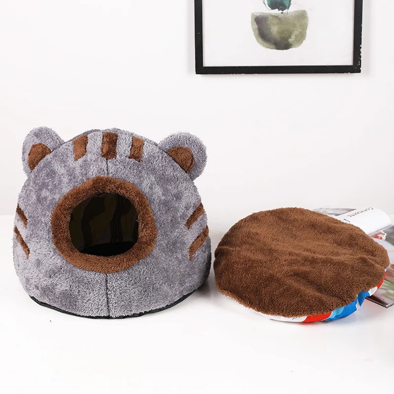 Nid Douillet | Maison pour Chat en Peluche Ultra Confort – Effet Cocooning