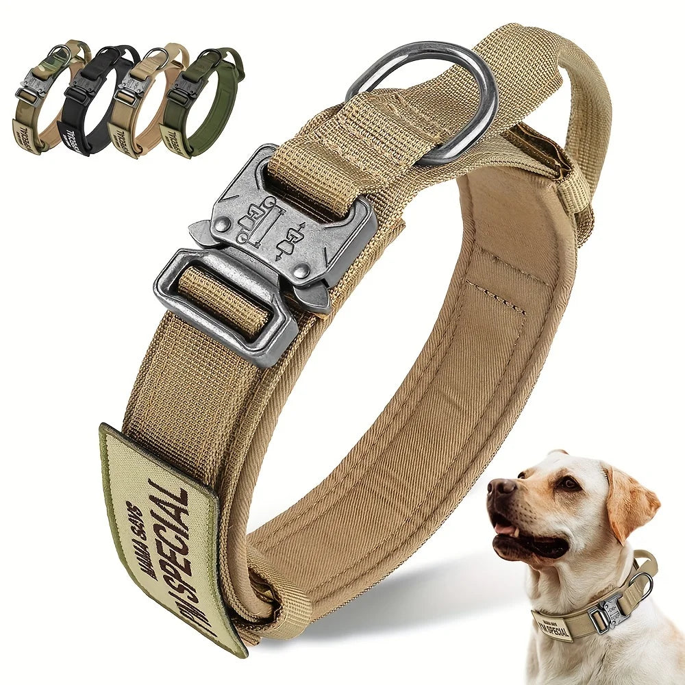 Collier Tactique Militaire™ pour Chien – Résistant, Confortable & Sécurisé
