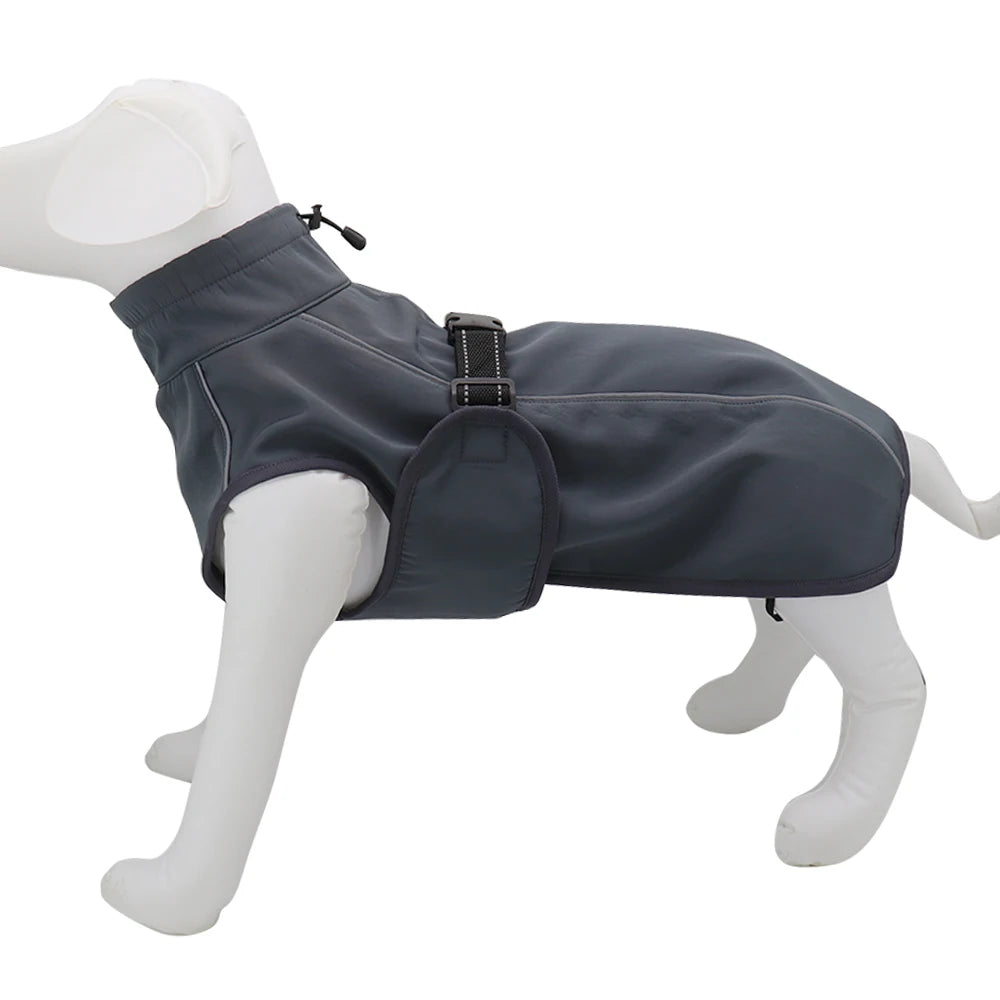Chaud grand chien vêtements imperméable à l'eau pour animaux de compagnie grand chien veste manteau hiver chiens animaux vêtements pour bouledogue français chiot Ropa Perro M-3XL