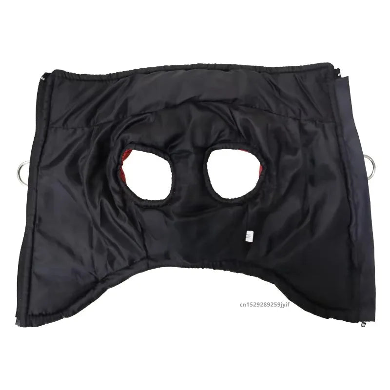 Manteau d’hiver imperméable pour chien | Gilet chaud matelassé rembourré, fermeture éclair, coupe-vent, confortable (S à 5XL) pour petits à grands chiens