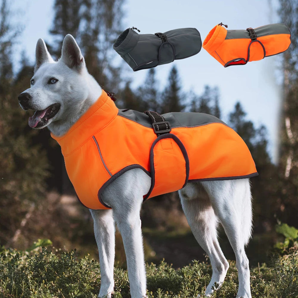 Chaud grand chien vêtements imperméable à l'eau pour animaux de compagnie grand chien veste manteau hiver chiens animaux vêtements pour bouledogue français chiot Ropa Perro M-3XL